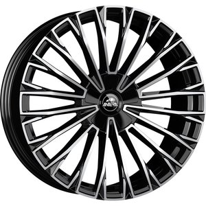 Antera A103 Zwart gepolijst 22 inch velg