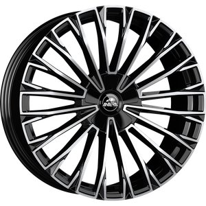 Antera A103 Zwart gepolijst 21 inch velg