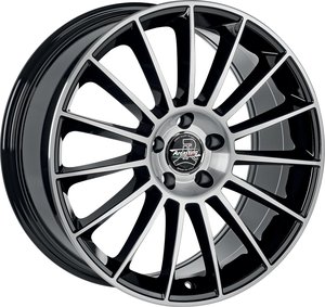 Arcasting ICESTORM Zwart gepolijst 19 inch velg