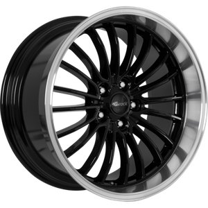 Brock B24 GP Zwart met gepolijste rand 19 inch velg