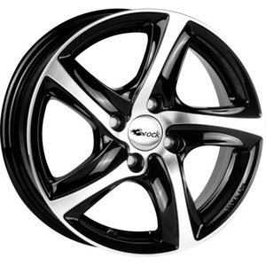 Brock B25 Zwart gepolijst 17 inch velg