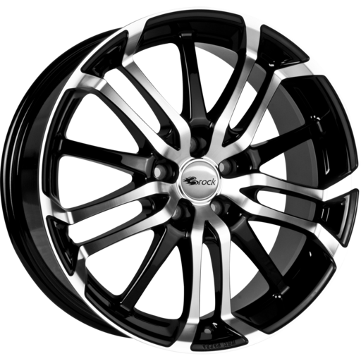 Brock B26 Zwart gepolijst 17 inch velg