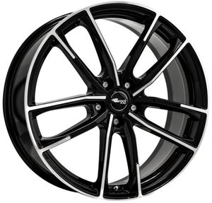 Brock B38 Zwart gepolijst 18 inch velg