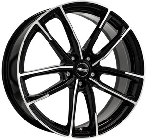 Brock B38 Zwart gepolijst 19 inch velg