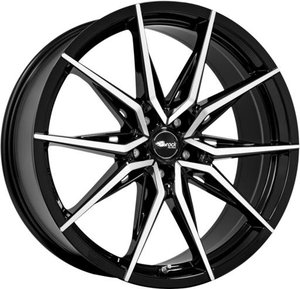 Brock B42 Zwart gepolijst 19 inch velg