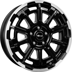 Brock B45 Zwart gepolijst 18 inch velg