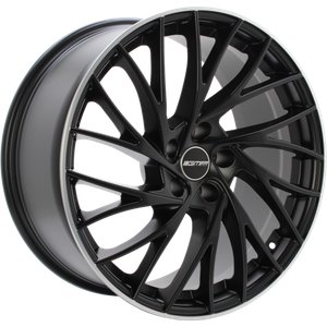 GMP ENIGMA Mat zwart met gepolijste rand 19 inch velg