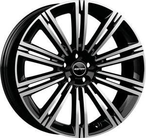 GMP EXPERIENCE Zwart gepolijst 22 inch velg