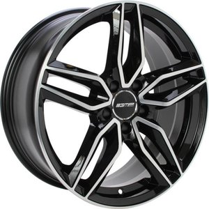 GMP FASTEN Zwart gepolijst 17 inch velg
