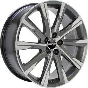 GMP KIRA Antraciet gepolijst 19 inch velg