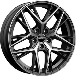 GMP LUNICA Mat antraciet gepolijst 18 inch velg
