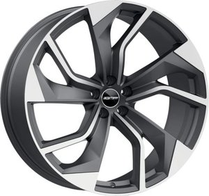 GMP REBEL Mat antraciet gepolijst 22 inch velg