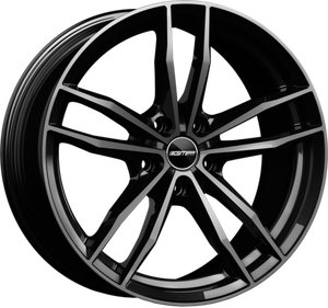 GMP SWAN Zwart donker gepolijst 20 inch velg