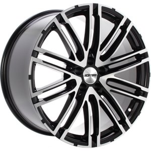 GMP TARGA-S Zwart gepolijst 22 inch velg