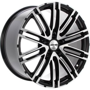 GMP TARGA Zwart donker gepolijst 22 inch velg
