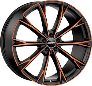 GMP TOTALE Satijn zwart met bronze voorkant 22 inch velg