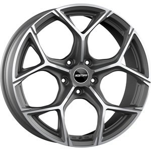 GMP ULTRIVITY-X Mat antraciet gepolijst 22 inch velg