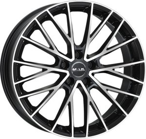 MAK SPECIALE Zwart gepolijst 20 inch velg