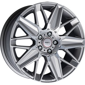 Momo EVOLUZIONE Mat titanium gepolijst 18 inch velg