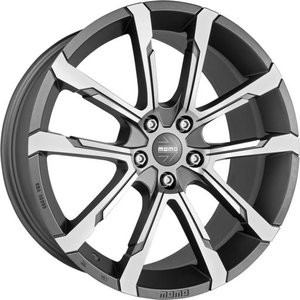 Momo QUANTUM EVO Mat antraciet gepolijst 20 inch velg