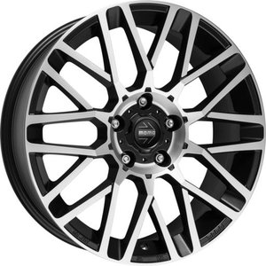 Momo REVENGE EVO Mat zwart gepolijst 19 inch velg