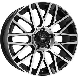 Momo REVENGE EVO Mat zwart gepolijst 19 inch velg