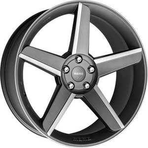 Momo STEALTH Mat antraciet gepolijst 20 inch velg
