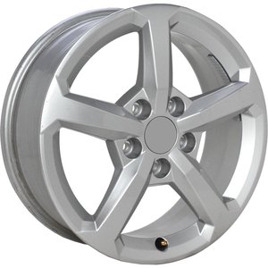 Origineel AUDI 81A071496A + CAP Zilver 16 inch velg