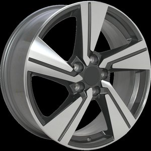 Origineel AUDI 81A071498A Antraciet gepolijst 18 inch velg