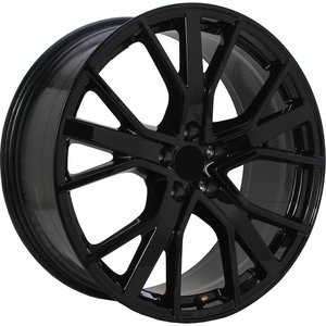 Origineel AUDI 83A601025BD + CAP Zwart 20 inch velg