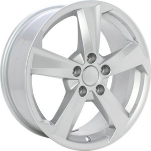 Origineel AUDI Q2 81A601025B NO CAPS Zilver 17 inch velg