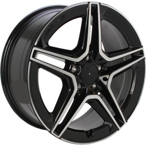 Origineel MERCEDES A2134016300 Zwart gepolijst 18 inch velg