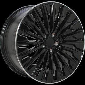 Origineel MERCEDES A2144010600 Zwart met gepolijste rand 20 inch velg