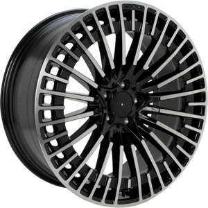 Origineel MERCEDES A2934011000 Zwart met gepolijste rand 21 inch velg