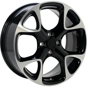 Origineel RENAULT 8201335578 Zwart gepolijst 17 inch velg