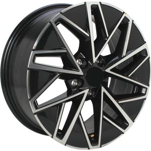 Origineel SKODA 5E3601025C Zwart gepolijst 17 inch velg