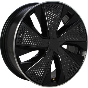 Origineel SKODA 657601025AL Zwart met gepolijste rand 17 inch velg