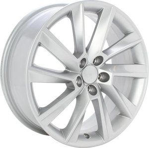 Origineel SKODA 657601025D Zilver 17 inch velg