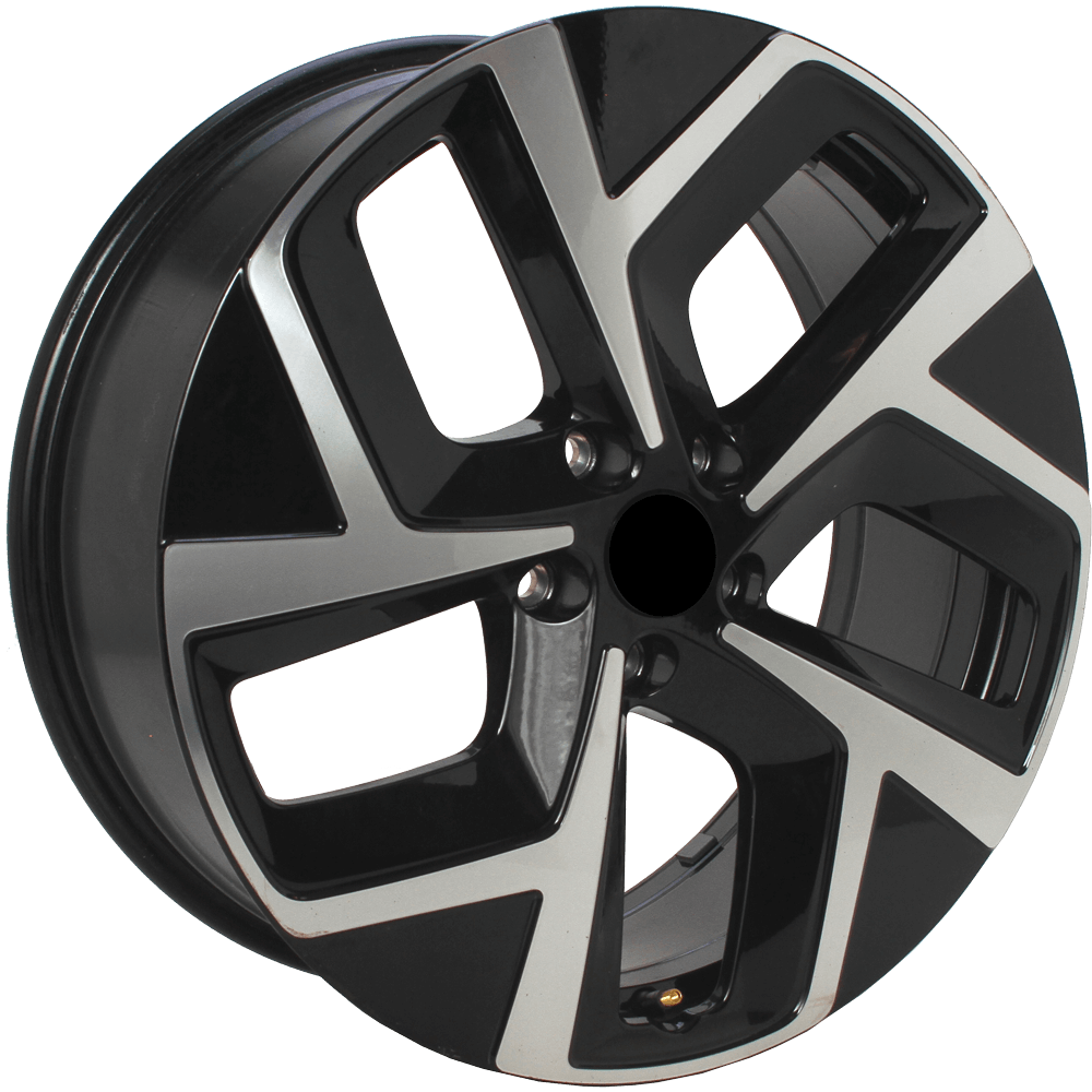 Origineel VOLKSWAGEN 10A601025K Zwart gepolijst 19 inch velg