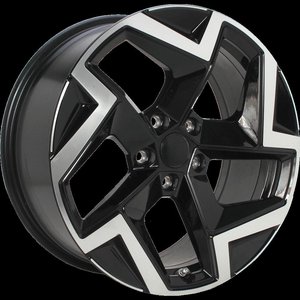 Origineel VOLKSWAGEN 3J0601025M Zwart gepolijst 18 inch velg
