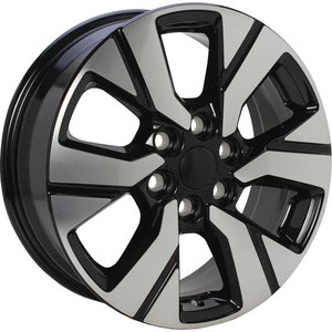 Origineel VOLKSWAGEN GWP5B-S741 Zwart gepolijst 17 inch velg
