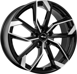 RC Design RC34 Zwart gepolijst 17 inch velg