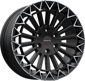 Spath SP53-H Zwart met gepolijste rand 20 inch velg