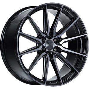 Vossen Wheels HF6-1 DEEP Zwart donker gepolijst 22 inch velg