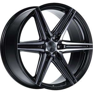 Vossen Wheels HF6-2 DEEP Zwart donker gepolijst 22 inch velg