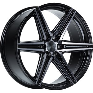 Vossen Wheels HF6-2 DEEP Zwart donker gepolijst 20 inch velg