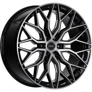 Vossen Wheels HF6-3 DEEP Zwart gepolijst 20 inch velg