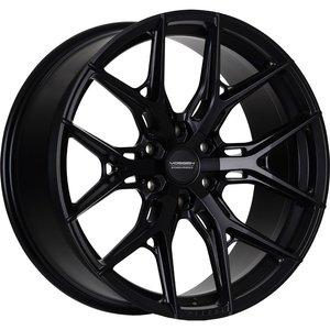 Vossen Wheels HF6-4 DEEP Satin black 22 inch velg